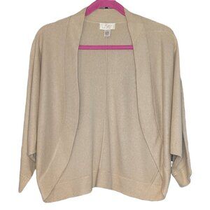 Vintage Ann Taylor Loft Womens Angora Blend Shrug with Dolman Sleeves Sz S